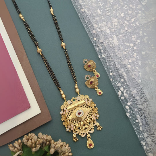 Long Mangalsutra Set LMS006