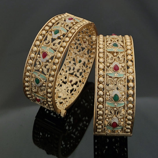 Gold Plated Patla Bangles A1005