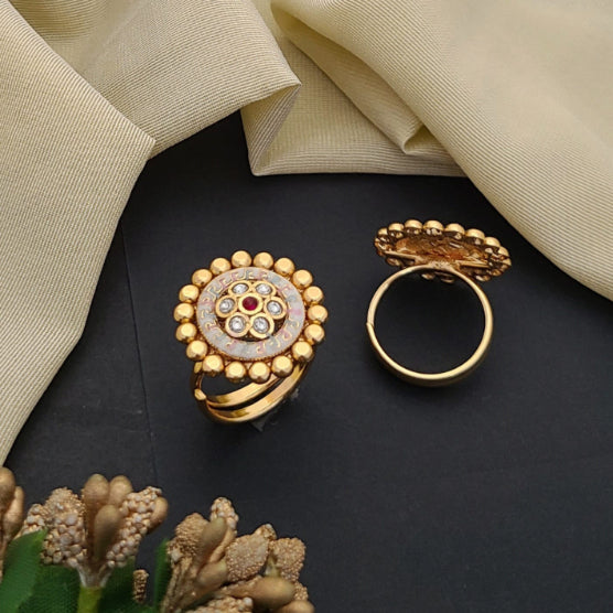 Adjustable Golden Rings GR008