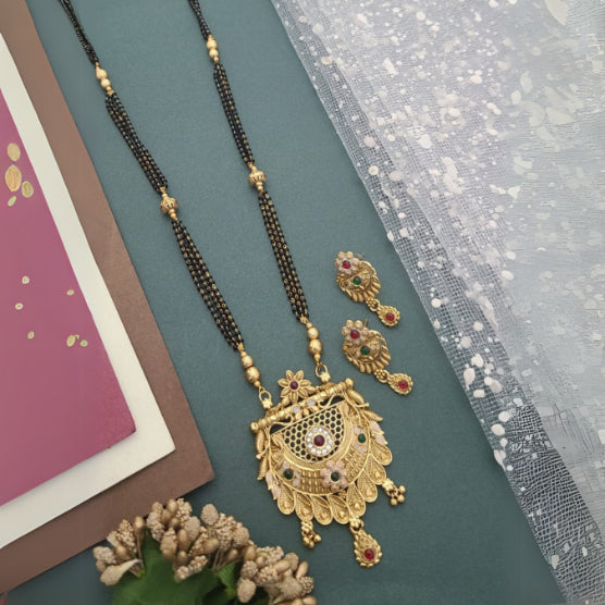 Long Mangalsutra Set LMS008