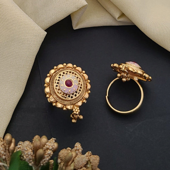 Adjustable Golden Rings GR009