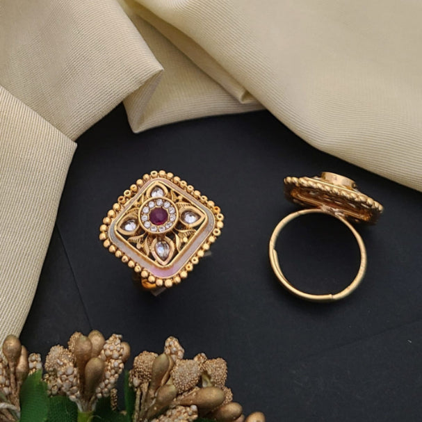Adjustable Golden Rings GR010
