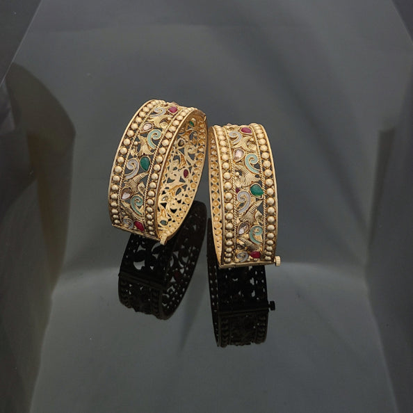 Gold Plated Patla Bangles A1008