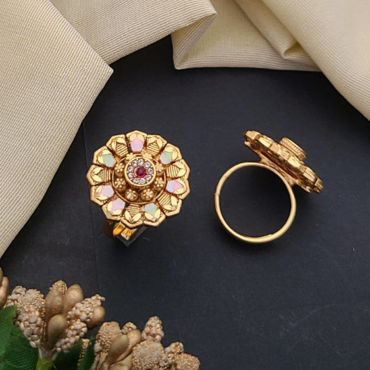 Adjustable Golden Rings GR012