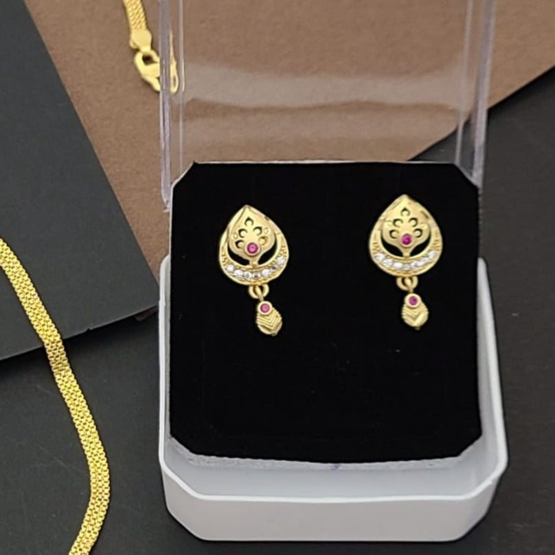 Pedant with Earrings and Chain PB008