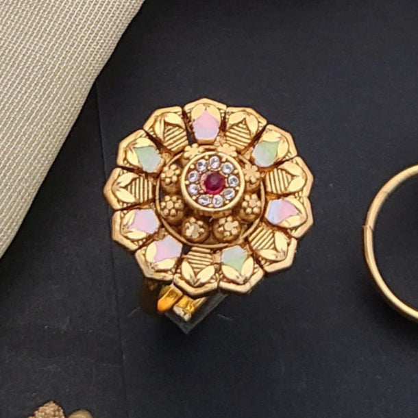 Adjustable Golden Rings GR012