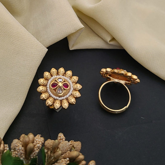 Adjustable Golden Rings GR014