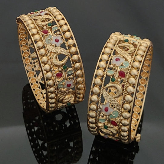 Gold Plated Patla Bangles A1010