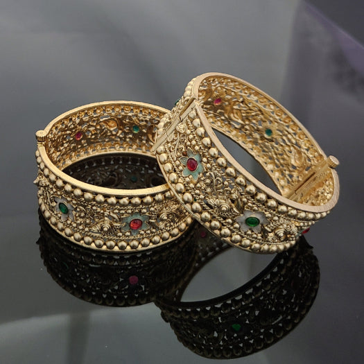 Gold Plated Patla Bangles A1001