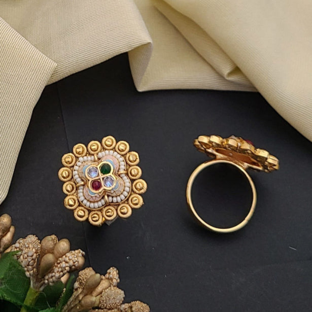 Adjustable Golden Rings GR016