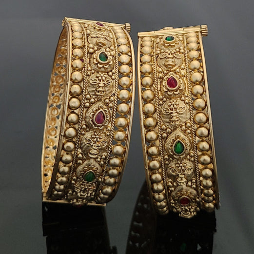 Gold Plated Patla Bangles A1011