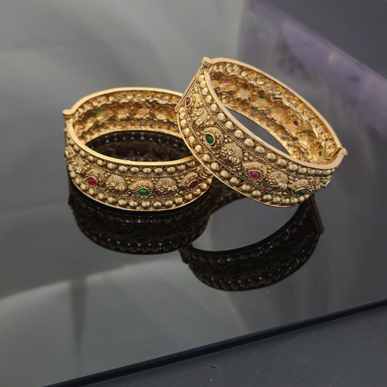 Gold Plated Patla Bangles A1011