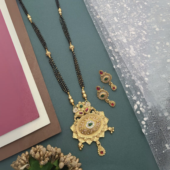 Long Mangalsutra Set LMS002