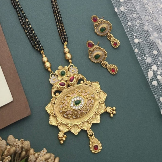 Long Mangalsutra Set LMS002