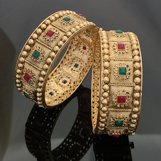 Gold Plated Patla Bangles A1003