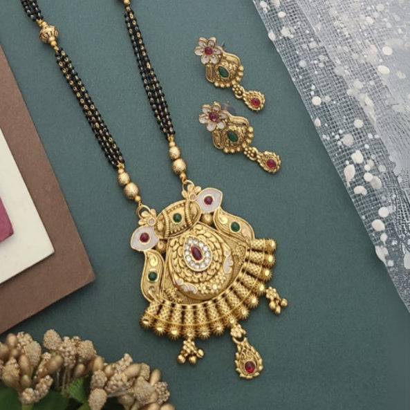 Long Mangalsutra Set LMS004