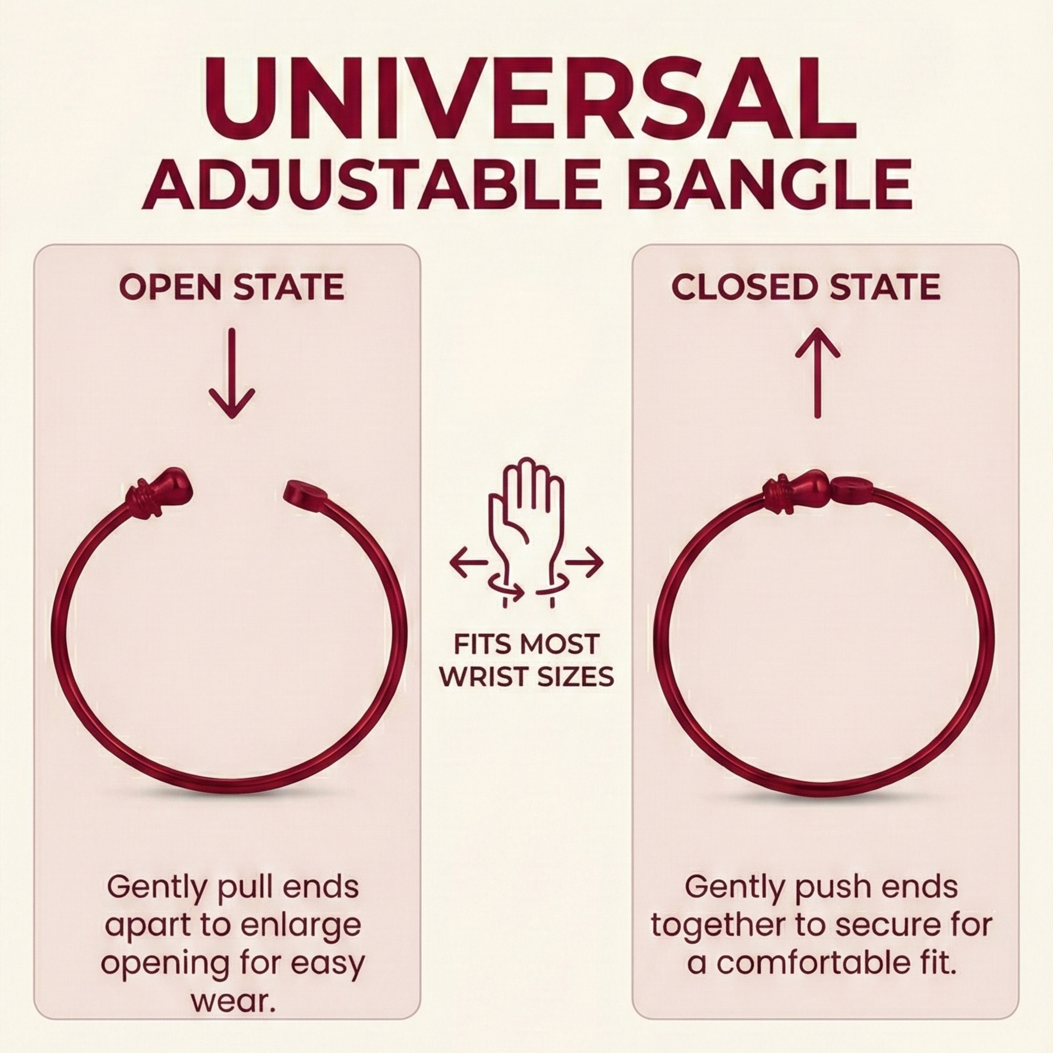 Gold Plated Traditional Floral Bangles with Ruby & AD Stones - KB009